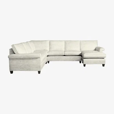 Olivia's Duresta Haywood Modena Natural Corner Sofa / LHF Double