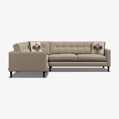 Downtown Orla Kiely Ebben Fabric Corner Group - Left Hand Facing - Premium Plain Fabric
