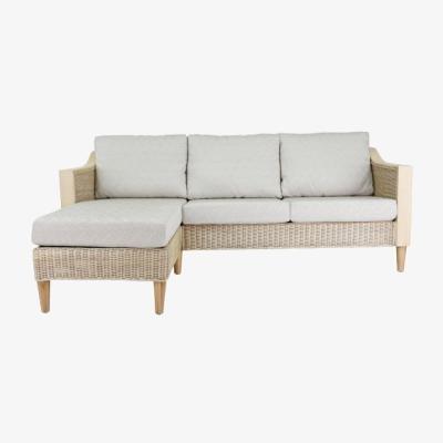 Downtown Bellshill Large Chaise Set 2 Left Light Natural Wash