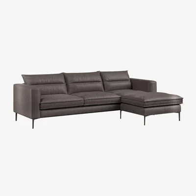 Downtown Alexander & James Alexander and James Parker Chaise Sofa - Left Hand Facing - Grade A Fabric
