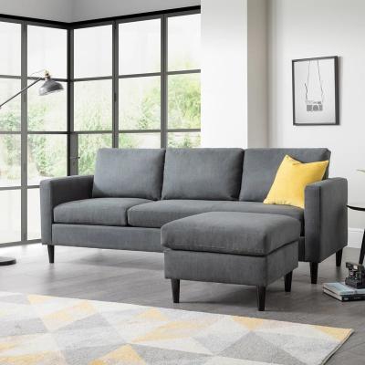 Downtown Julian Bowen Marant Corner Sofa In Grey
