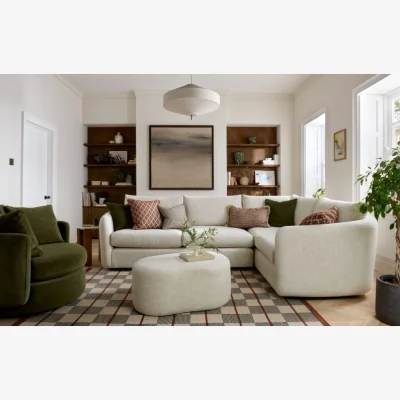 Downtown Vogue Williams Carnaby Extra Large Corner Sofa - Linen Look