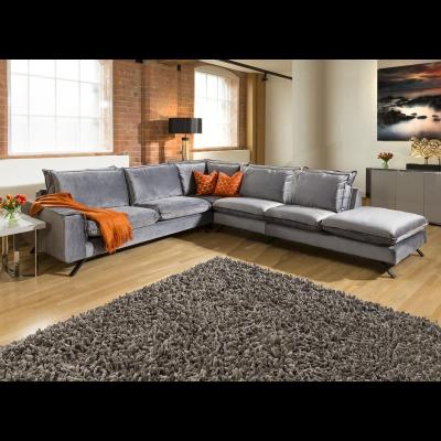 Quatropi Modern Sectional L Shape Corner Sofa 6 Seater 351x300cm Custom Fabric