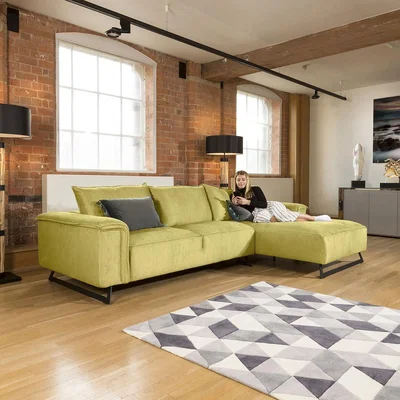 Quatropi Quatropi Premium Large 3 Seater Chaise End Sofa Custom Fabric