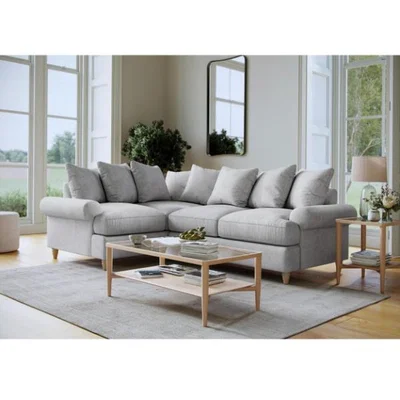 The Range The Dolly Right Hand Corner Sofa - Aqua