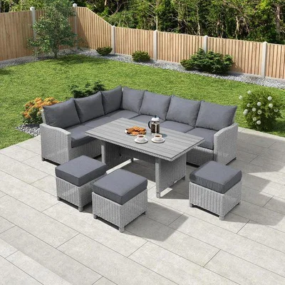 The Range Left Polywood Corner Set-White Wash