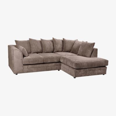 The Range Byron Corner Sofa Left Hand Or Right Hand - Choclate / Right-hand