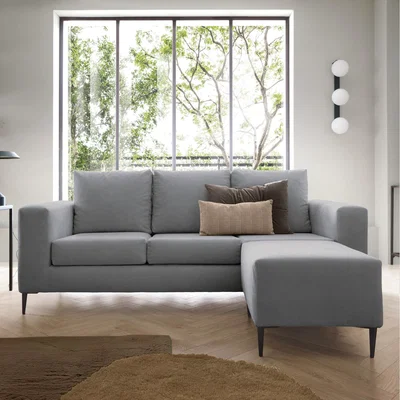 The Range Capri Reversible Corner Sofa - Cool Grey