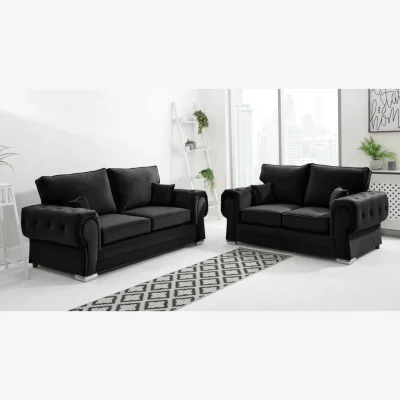 The Range VERONA Plush Fabric 2 Corner 2 (2C2) Scatter Back Sofa