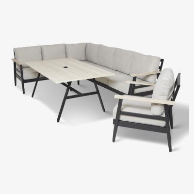 The Range Amaya Corner Set - Grey