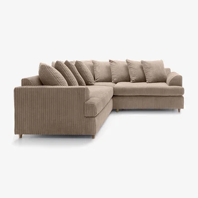 The Range Ferguson Corner Sofa - Brown / Jumbo Cord