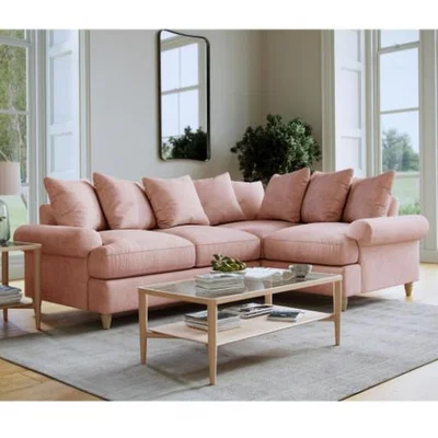 The Range The Dolly Left Hand Corner Sofa - Pastel