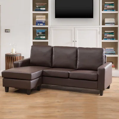 The Range Modena Reversible Corner Sofa - Brown