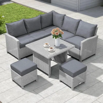 The Range Nova Compact Rattan Corner Set