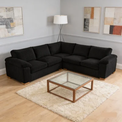The Range Amalfi Jumbo Cord 2C2 Corner Sofa