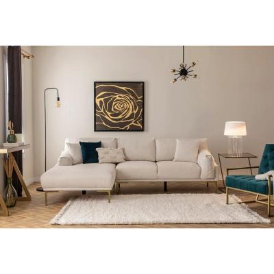The Range Leo Corner Sofa - Ecru / Left-hand
