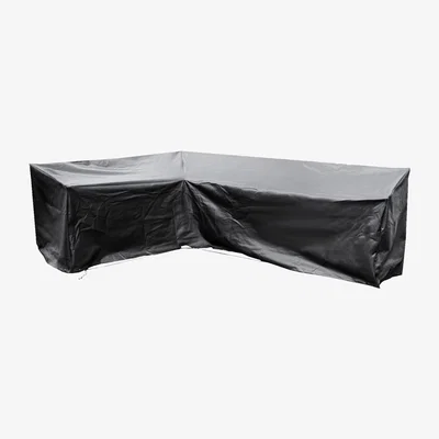 The Range Cozy Bay EZBreathe Large Left L Shape Sofa Cover - Black