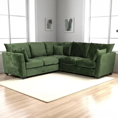The Range Osprey Corner Sofa - Olive