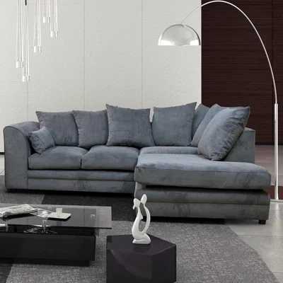 The Range Kensington Corner Sofa  - Grey / Right-hand