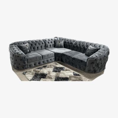 The Range Tessa Corner Sofa - Grey