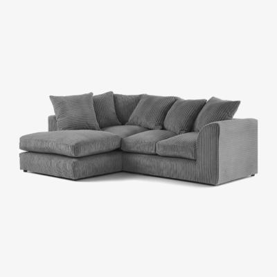 The Range Byron Corner Sofa Left Hand Or Right Hand - Grey / Left-hand