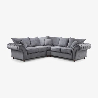 The Range Windsor Corner Sofa in Grey - Grey