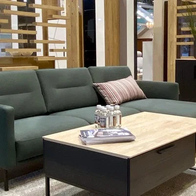 The Range ITZCOMINGHOME Corner Sofa - Dark Green