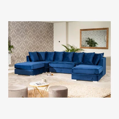 The Range Rowan Corner Sofa - Blue
