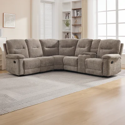 The Range Carrington Corner Sofa - Brown