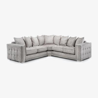 The Range Alexa Chenille 2c2 Corner Sofa - Truffle - Truffle