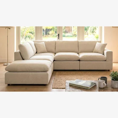 The Range Cotleigh Reversible 5-Piece Modular Corner Sofa - Oat