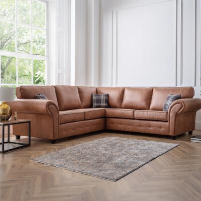 The Range The Jessica Large Corner Sofa - Tan