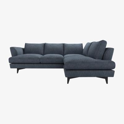 Sofa.com Lars RHF Open End Corner Sofa in Azure Florence Textured Weave