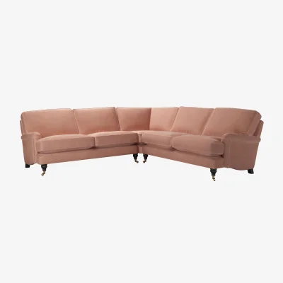 Sofa.com Bluebell Large Corner Sofa in Cosmopolitan Smart Velvet - sofa.com
