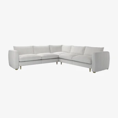 Sofa.com Tiffany Medium Corner Sofa in Pumice House Basket Weave - sofa.com