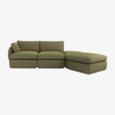 Sofa.com Ren LHF Modular Sofa in Lichen Heathland Weave