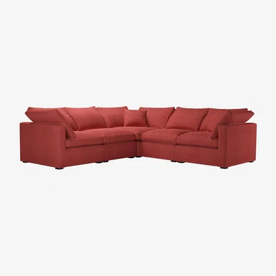 Sofa.com Long Island Slim Medium Corner Sofa in Indian Summer Easy Cotton
