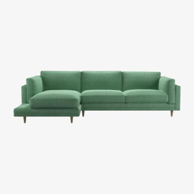 Sofa.com Marco LHF Chaise Sofa in Celadon Easy Cotton