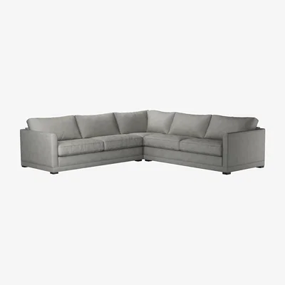 Sofa.com Aissa Large Corner Sofa in Mushroom Heathland Weave - sofa.com