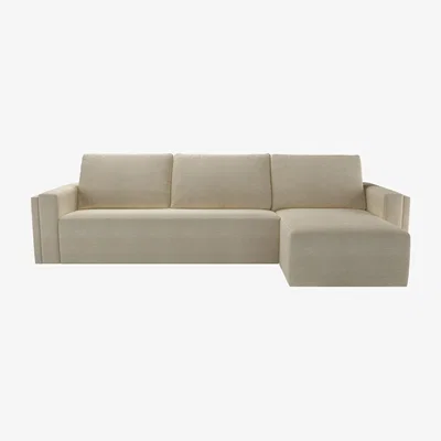 Sofa.com Oswald RHF Open End Corner Sofa in Pampas Hygge Smart Linen