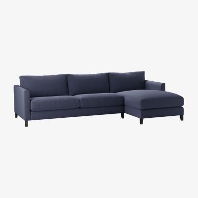 Sofa.com Izzy Large RHF Chaise Sofa in Uniform House Plain Weave - sofa.com