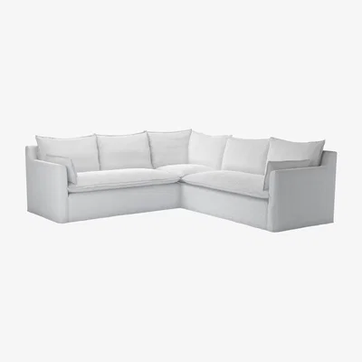Sofa.com Anders Medium Corner Sofa in Sea Spray Aquaclean Clever Chenille