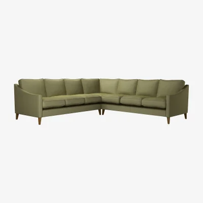 Sofa.com Iggy Large Corner Sofa in Lichen Heathland Weave - sofa.com