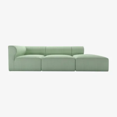 Sofa.com Cohen RHF Modular Sofa in Miami House Herringbone Weave - sofa.com