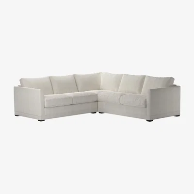 Sofa.com Nearly New Aissa Small Corner Sofa in Clay House Basket Weave - sofa.com