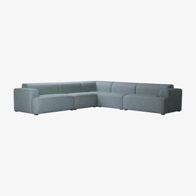 Sofa.com Oliver Large Corner Sofa in Hydrangea Highland Tweed - sofa.com