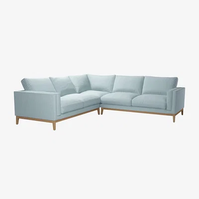 Sofa.com Costello Large Corner Sofa in Exhale Vermeer Linen - sofa.com