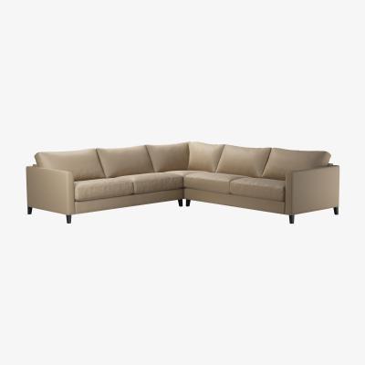 Sofa.com Izzy Large Corner Sofa in Coconut Soft Leather - sofa.com