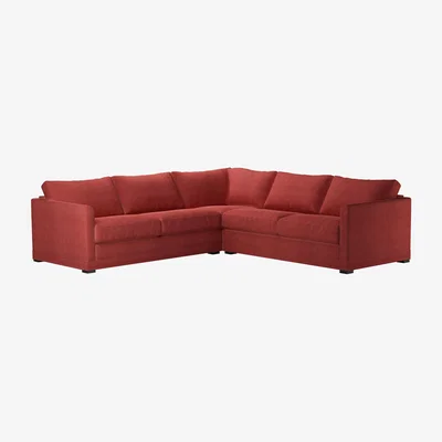 Sofa.com Aissa Medium Corner Sofa in Indian Summer Easy Cotton