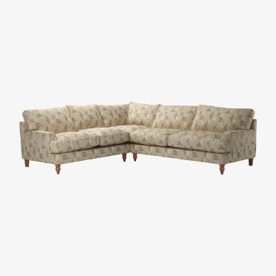 Sofa.com Isla Asym. Crn: LHF 2 Seat w RHF 2.5 Seat in Desert Pyramid Textured Weave - sofa.com